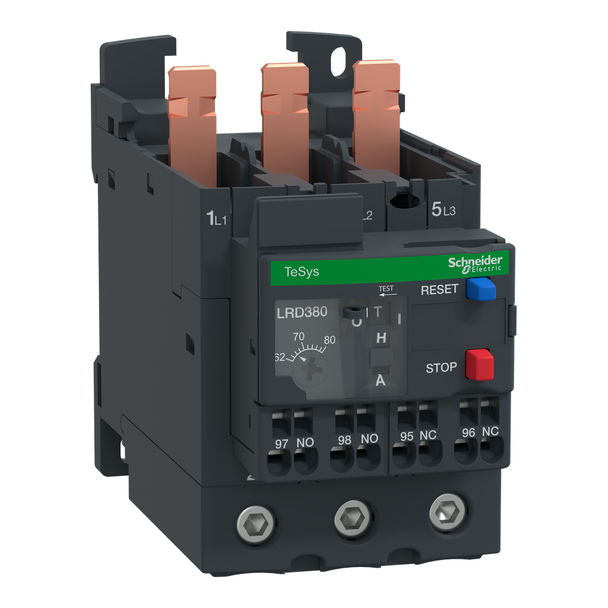 Schneider Electric LRD3803 TeSys Deca differential thermal overload relay 62-80A class10A EverLink+springs