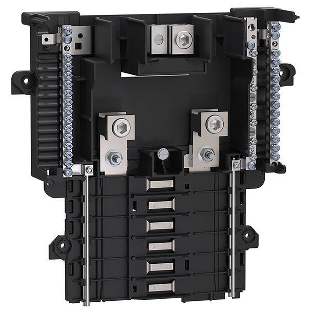 Schneider Electric QON112L200PI Load center interior, QO, mounting base, 1 phase, 12 spaces, 200A main lugs, PoN, OEM, neutral busbar