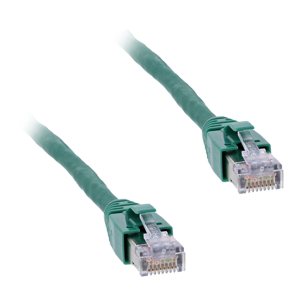 Schneider Electric VW3E3001R020 2 m, cat 7, green PacNet cable