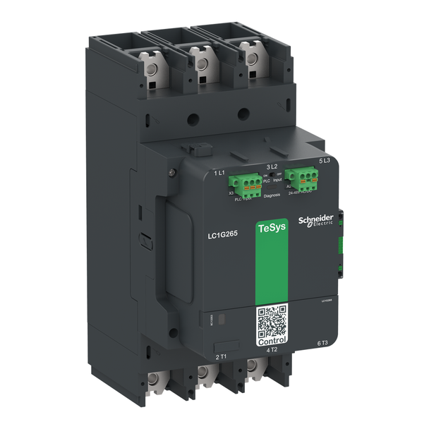 Schneider Electric LC1G400EHEA Contactor, high power, TeSys Giga, advanced version, AC-3, <= 440V, 400A, 3 pole/NO, 48-130VAC/DC coil