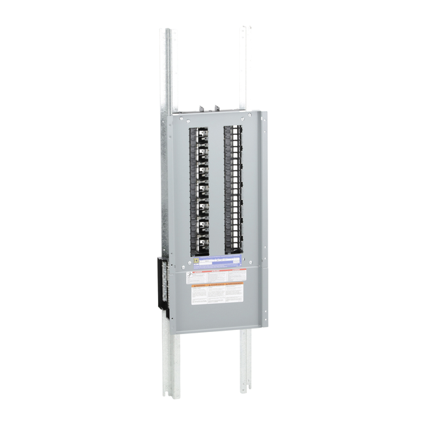 Schneider Electric NQ442L4C Panelboard interior, NQ, main lugs, 400A, Cu bus, 42 pole spaces, 3 phase, 4 wire, 240VAC, 48VDC