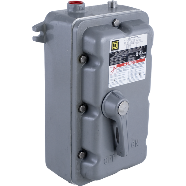 Schneider Electric H225XJG Safety switch, heavy duty, molded case, 225A, 3 pole, 150hp, 600VAC/250VDC, NEMA 7/9