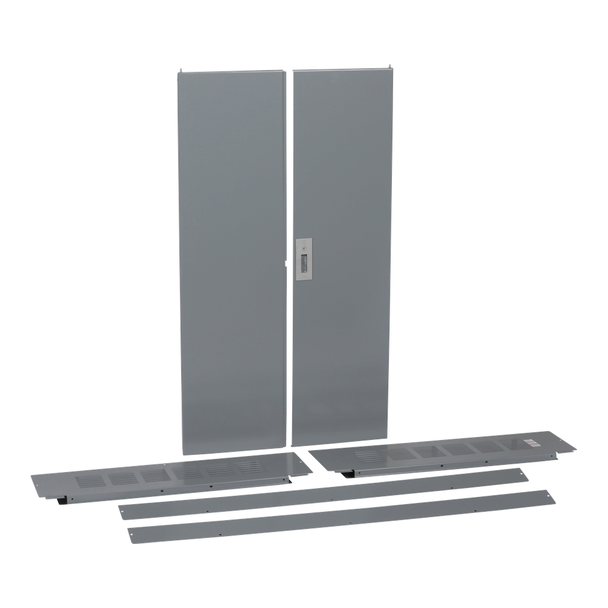 Schneider Electric HCW86TSD Trim front, I-Line Panelboard, HCP, surface mount, 4 pcs, w/door, 42in W x 86in H