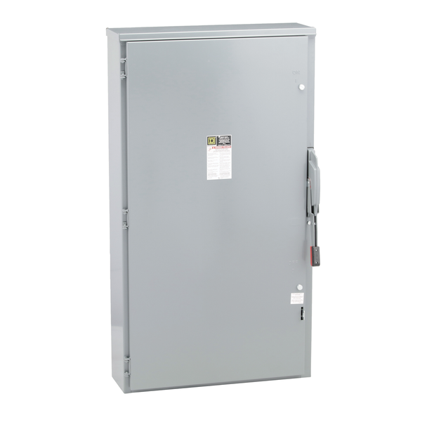 Schneider Electric HU366R Safety switch, heavy duty, non fusible, 600A, 3 wire, 3 pole, 500hp, 600VAC/DC, NEMA 3R