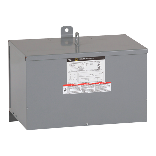 Schneider Electric 9T2F Transformer, dry type, encapsulated, 9kVA, 3 phase, 480V primary, 208Y/120V secondary, 14C, 115C rise