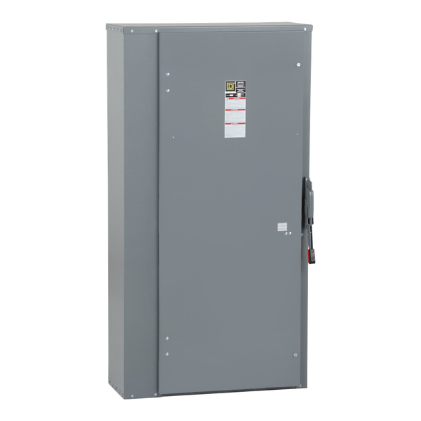 Schneider Electric H328N Safety switch, heavy duty, fusible, 1200A, 3 pole, 250hp, 240VAC/250VDC, neutral factory installed, NEMA1