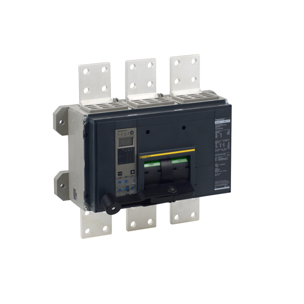 Schneider Electric RJF36200U41A Circuit breaker, PowerPacT R, 2000A, 3 pole, 600VAC, 25kA, busbar, Micrologic 3.0A, 80%