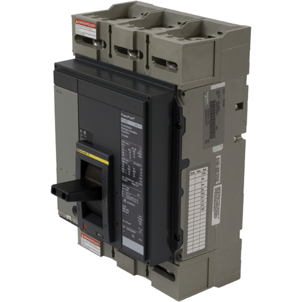 Schneider Electric PKL36080 Circuit breaker, PowerPacT P, 800A, 3 pole, 600VAC, 65kA, lugs, ET1.0l, 80%