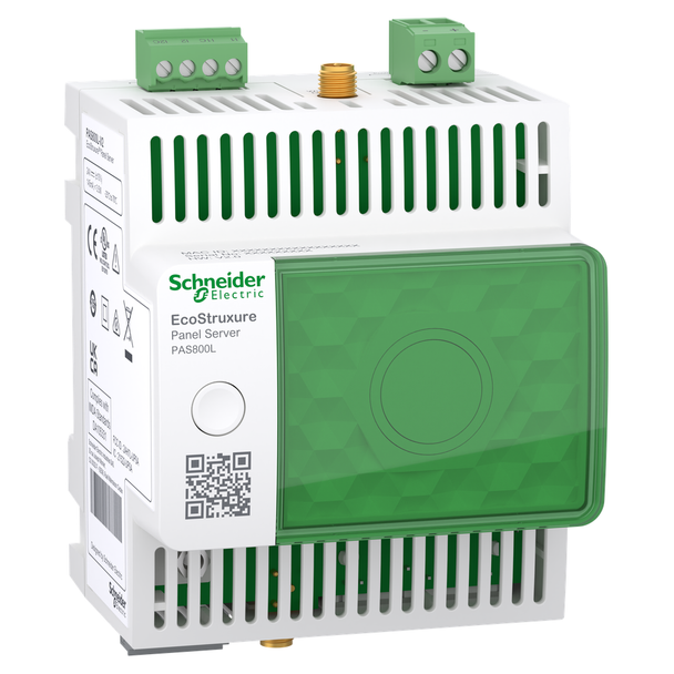 Schneider Electric PAS800L EcoStruxure Panel Server - advanced datalogger, energy server, 24 VDC