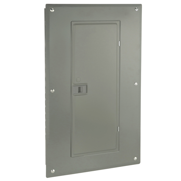 Schneider Electric HOM2448L125PGC Load center, Homeline, 1 phase, 24 spaces, 48 circuits, 125A convertible main lugs, PoN, NEMA1, gnd bar, combo cover