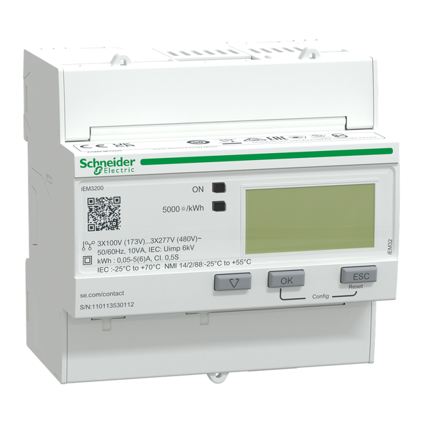 Schneider Electric A9MEM3200 iEM3200 energy meter - CT