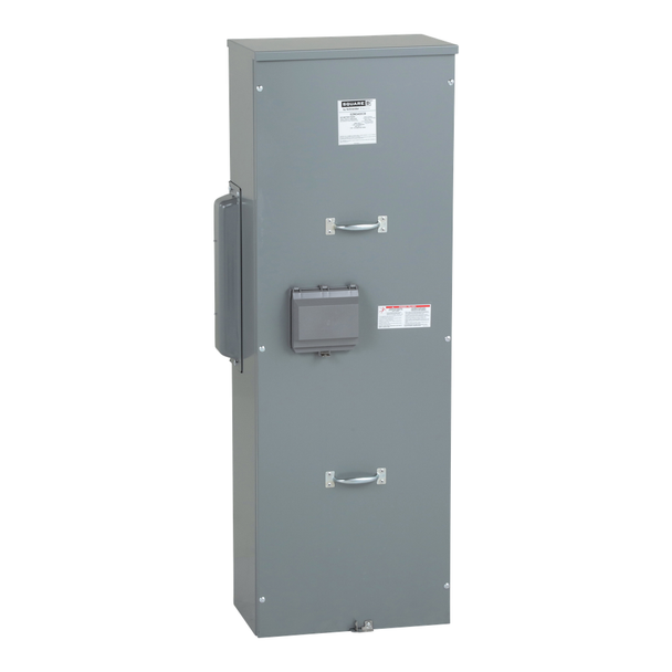 Schneider Electric EZM3400CB Main circuit breaker unit, EZ Meter-Pak, 400A, 240VAC max, 3ph/4W, 400A bus, 65kA, OH/UG, Type 3R