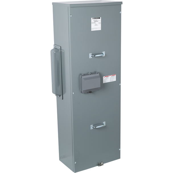 Schneider Electric EZM3600CB Main circuit breaker unit, EZ Meter-Pak, 600A, 240VAC max, 3ph/4W, 600A bus, 65kA, OH/UG, Type 3R