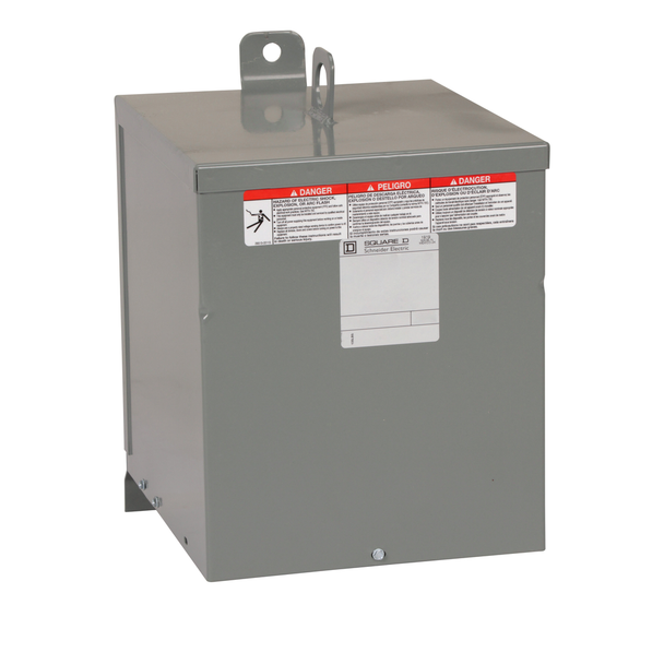 Schneider Electric 10S4F Transformer, dry type, encapsulated, 10kVA, 1 phase, 600V primary, 120/240V secondary, 13B, 115C rise