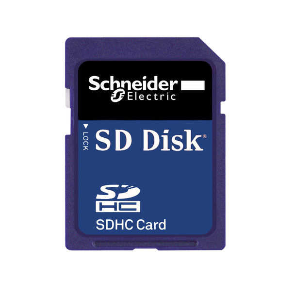 Schneider Electric BMXRMS008MPF memory card, Modicon M340, SD flash, 8MB with 8MB file storage, for processor