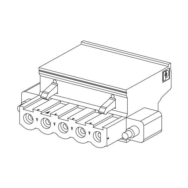 Schneider Electric BMXXTSCPS20 connector kit, Modicon M340, 2 removable connectors, spring type, for power supply module