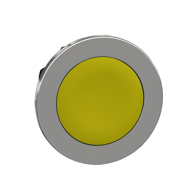 Schneider Electric ZB4FH05 Head for push button, Harmony XB4, flush mounted yellow flush caps pushbutton push