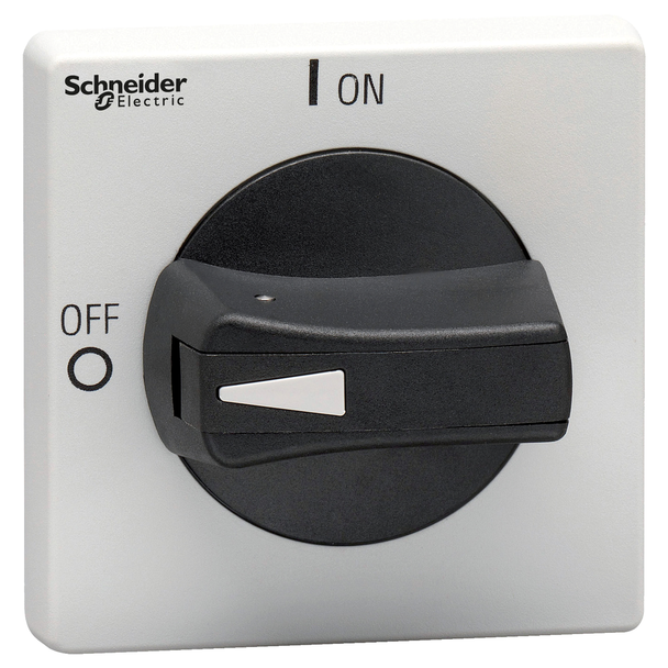 Schneider Electric VLSH2S5B Disconnect switch, TeSys VLS, protruding rotary handle, screw mounting, 65x65 mm, black handle, 5 mm shaft