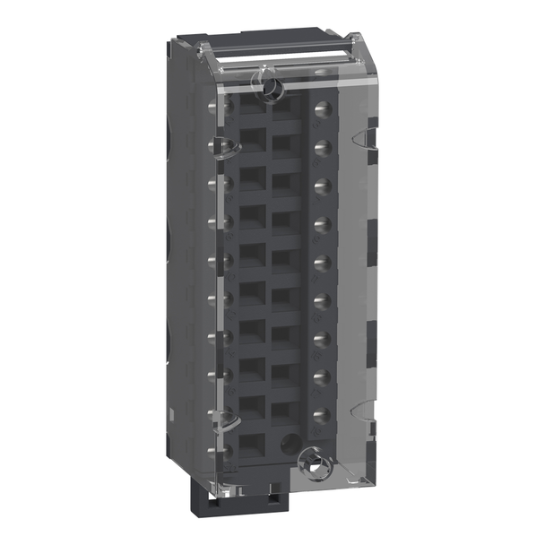 Schneider Electric BMXFTB2000 terminal block, Modicon X80, 20-pin removable caged, 1 x 0.34..1mm2