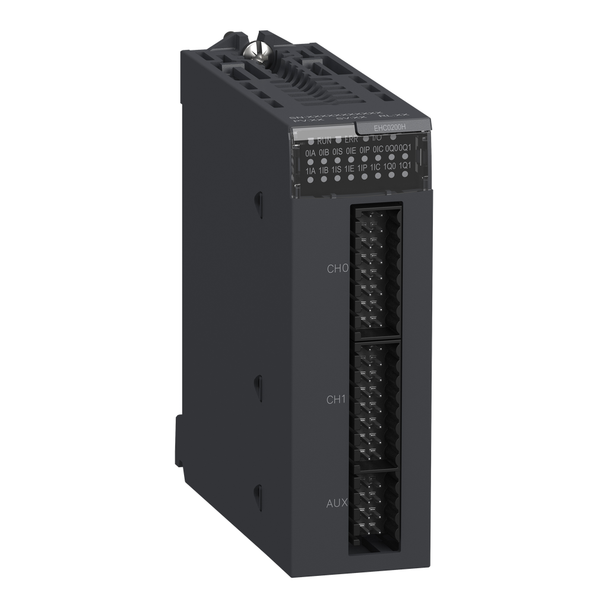 Schneider Electric BMXEHC0200H counter module, Modicon M340, high speed, 2 channels, hardened