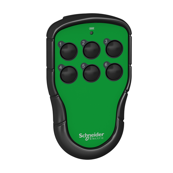 Schneider Electric ZART06 Hand-held remote control, Harmony Pocket Remote, 6 single-step push buttons