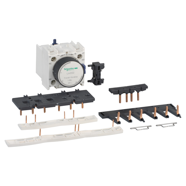 Schneider Electric LAD91217 Kit for star delta starter assembling, for 3 x contactors LC1D09-D38 star identical, with timer block