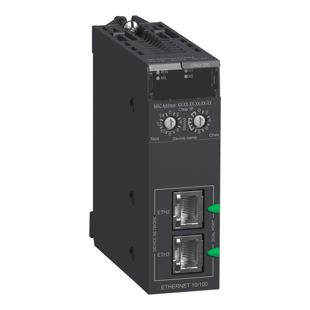 Schneider Electric BMXCRA31200 remote IO drop E/IP, Modicon X80, standard