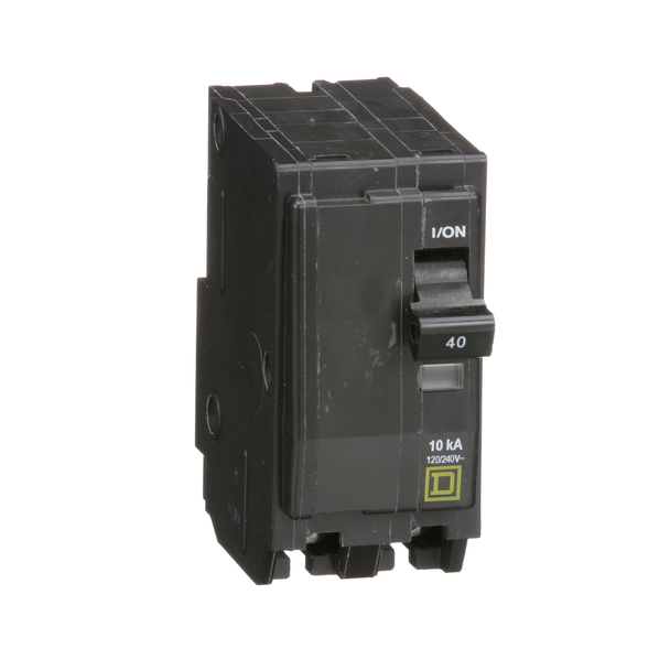 Schneider Electric QO240 Mini circuit breaker, QO, 40A, 2 pole, 120/240VAC, 10kA, plug in