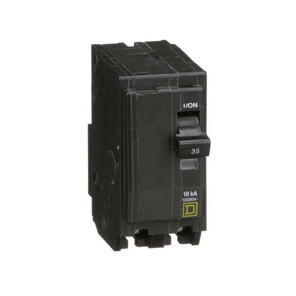 Schneider Electric QO235 Mini circuit breaker, QO, 35A, 2 pole, 120/240VAC, 10kA, plug in