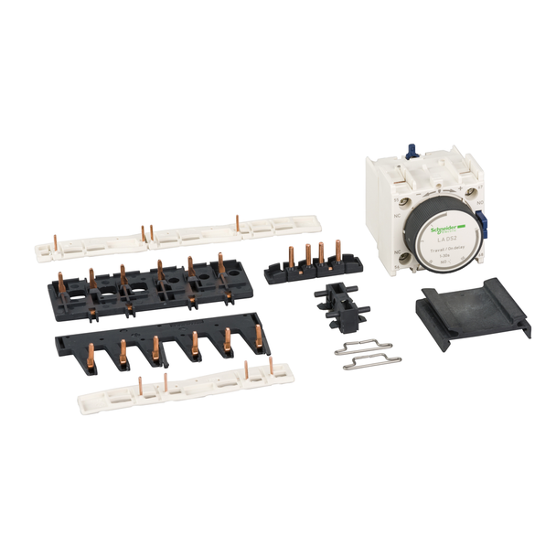 Schneider Electric LAD93217 Kit for star delta starter assembling, for 2 x contactors LC1D25-D38 and star LC1D09-D18, with timer block