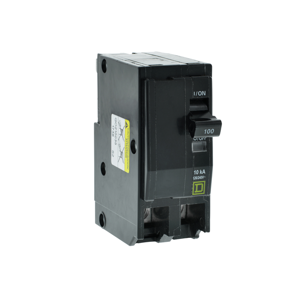 Schneider Electric QO210035 Mini circuit breaker, QO, 100A, 2 pole, 120/240VAC, 10kA, plug in, 50 deg C