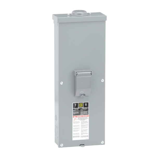 Schneider Electric QOM22225NRB QOM2 Circuit Breaker Enclosure, 2P, Type 3R, 100-225A, CSA, UL