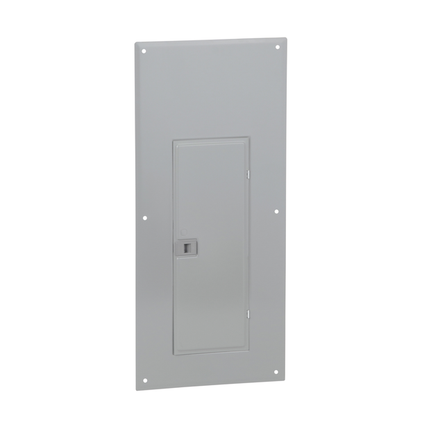 Schneider Electric QOC40UF Replacement cover, QO, for 40 space load center, flush, gray