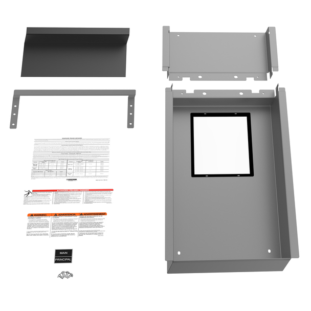 Schneider Electric NQRPLMB63RPPL Deadfront replacement kit, NQ panelboard accessory, MH vented NEMA 3R, PowerPacT L main, subfeed breaker, 600A