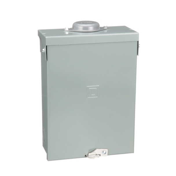 Schneider Electric HOM612L100RB Load center, Homeline, 1 phase, 6 spaces, 12 circuits, 100A fixed main lugs, NEMA3R