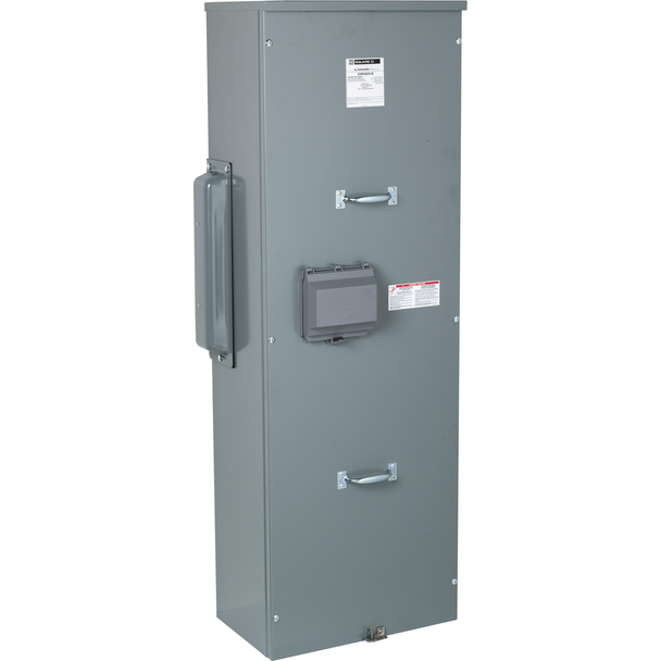 Schneider Electric EZM3800CB Main circuit breaker unit, EZ Meter-Pak, 800A, 240VAC max, 3ph/4W, 800A bus, 65kA, OH/UG, Type 3R