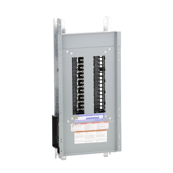 Schneider Electric NQ30L1 Panelboard interior, NQ, main lugs, 100A, Al bus, 30 pole spaces, 1 phase, 3 wire, 240VAC, 48VDC