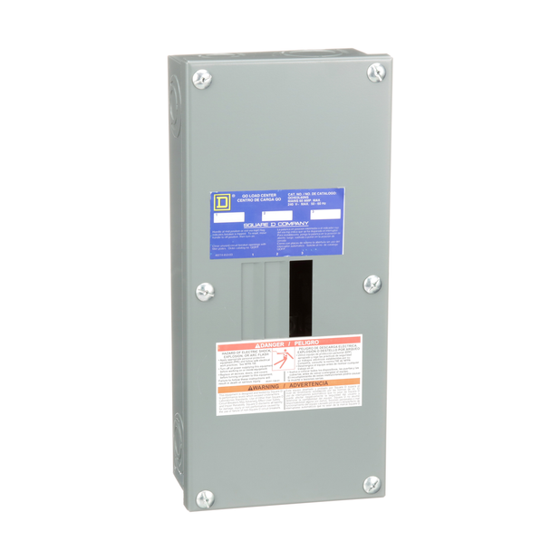 Schneider Electric QO403L60NS Load center, QO, 3 phase, 3 spaces, 3 circuits, 60A main lugs, NEMA1, neutral gnd bar, surface cover