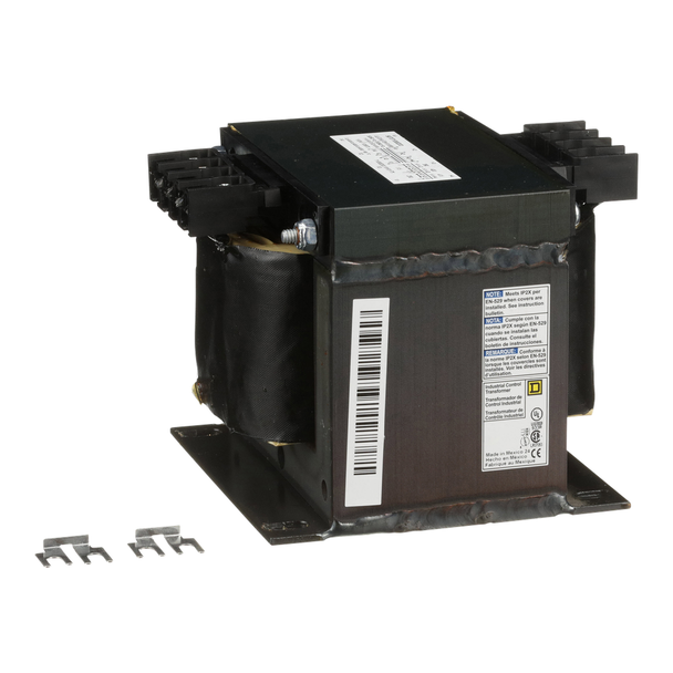 Schneider Electric 9070T1000D33 Transformer, Type T, industrial control, 1000VA, 1 phase, 380/400/415V primary, 115/230V secondary, 115C rise