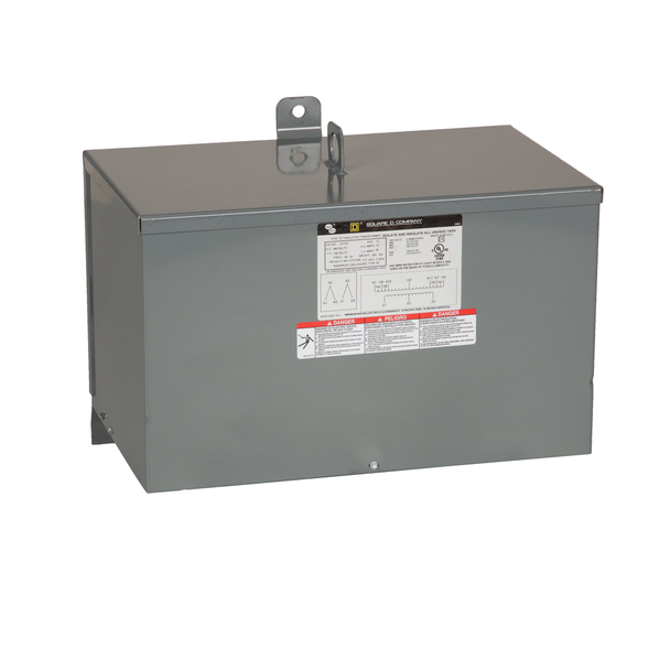 Schneider Electric 15T75F Transformer, dry type, encapsulated, 15kVA, 3 phase, 480V primary, 240V secondary, 14C, 115C rise