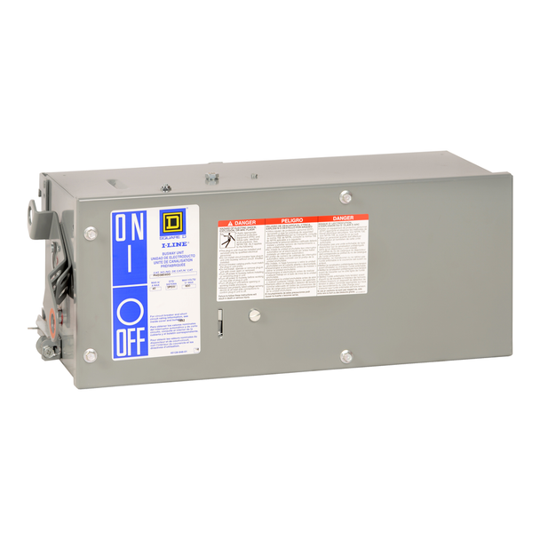 Schneider Electric PHD36070GN Plug-in unit, I-Line Busway, H-frame, 70A, 3 phase, 4 wire, 600VAC, 14kA, ground, neutral