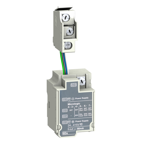 Schneider Electric S429532 Circuit breaker accessory, PowerPacT H, indication contact, SDX module, 24/415V AC/DC