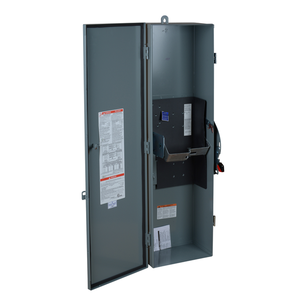 Schneider Electric LA400AWK Circuit breaker enclosure, LA, 125A to 400A, 2 and 3 pole, NEMA 12/3R, without knockouts