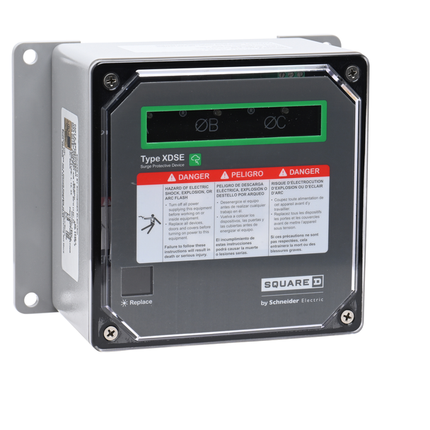 Schneider Electric SSP02XDSE20A Surge protection device, XDSE, 200kA, 208Y/120 VAC, 3 phase, 4 wire, SPD type 2