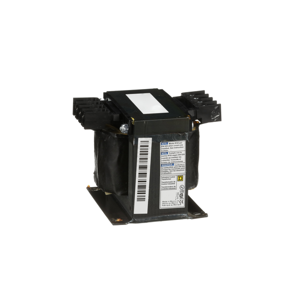 Schneider Electric 9070T350D5 Transformer, Type T, industrial control, 350VA, 1 phase, 600V primary, 120V secondary, 80C rise