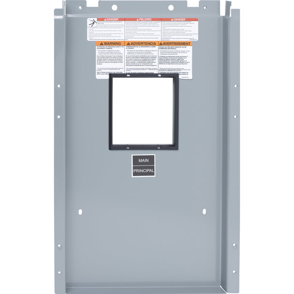 Schneider Electric NQRPLMB2HJ Panelboard accessory, NQ, main breaker deadfront, 100/225A, H/J Frame