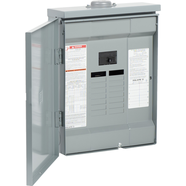 Schneider Electric CQO18M100RB60 Loadcentre, QO, 1 phase, 8 spaces, 16 circuits, 60A main breaker, NEMA3R, CSA