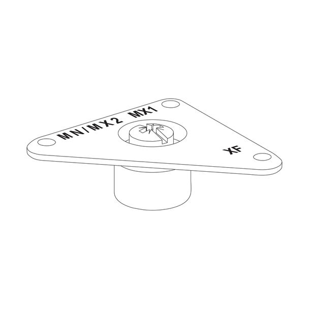 Schneider Electric LV847093SP Voltage releases securing fixture, MasterPact MTZ, for voltage releases MX/XF/MN, spare part