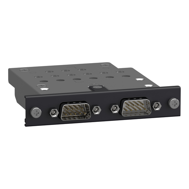 Schneider Electric HMIYP6MPR23P2 serial line interface, Harmony P6, 2 x D-Sub 9pin RS232C