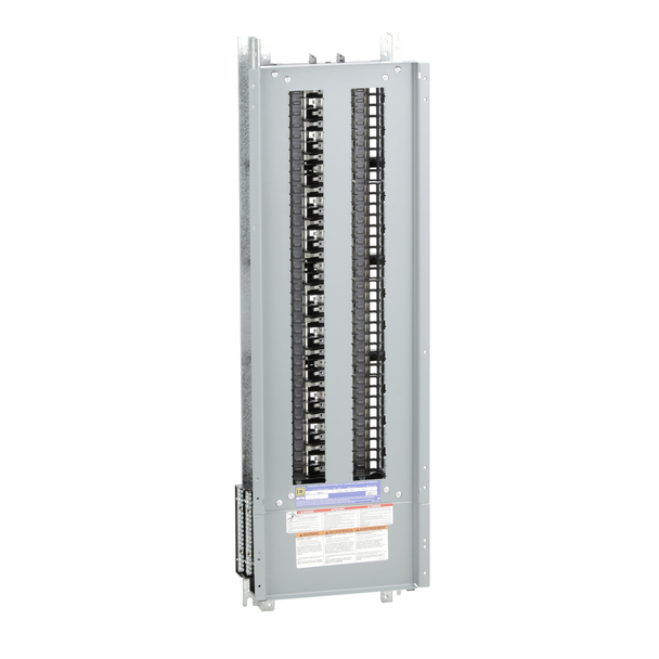 Schneider Electric NQ472L2C Panelboard interior, NQ, main lugs, 225A, Cu bus, 72 pole spaces, 3 phase, 4 wire, 240VAC, 48VDC